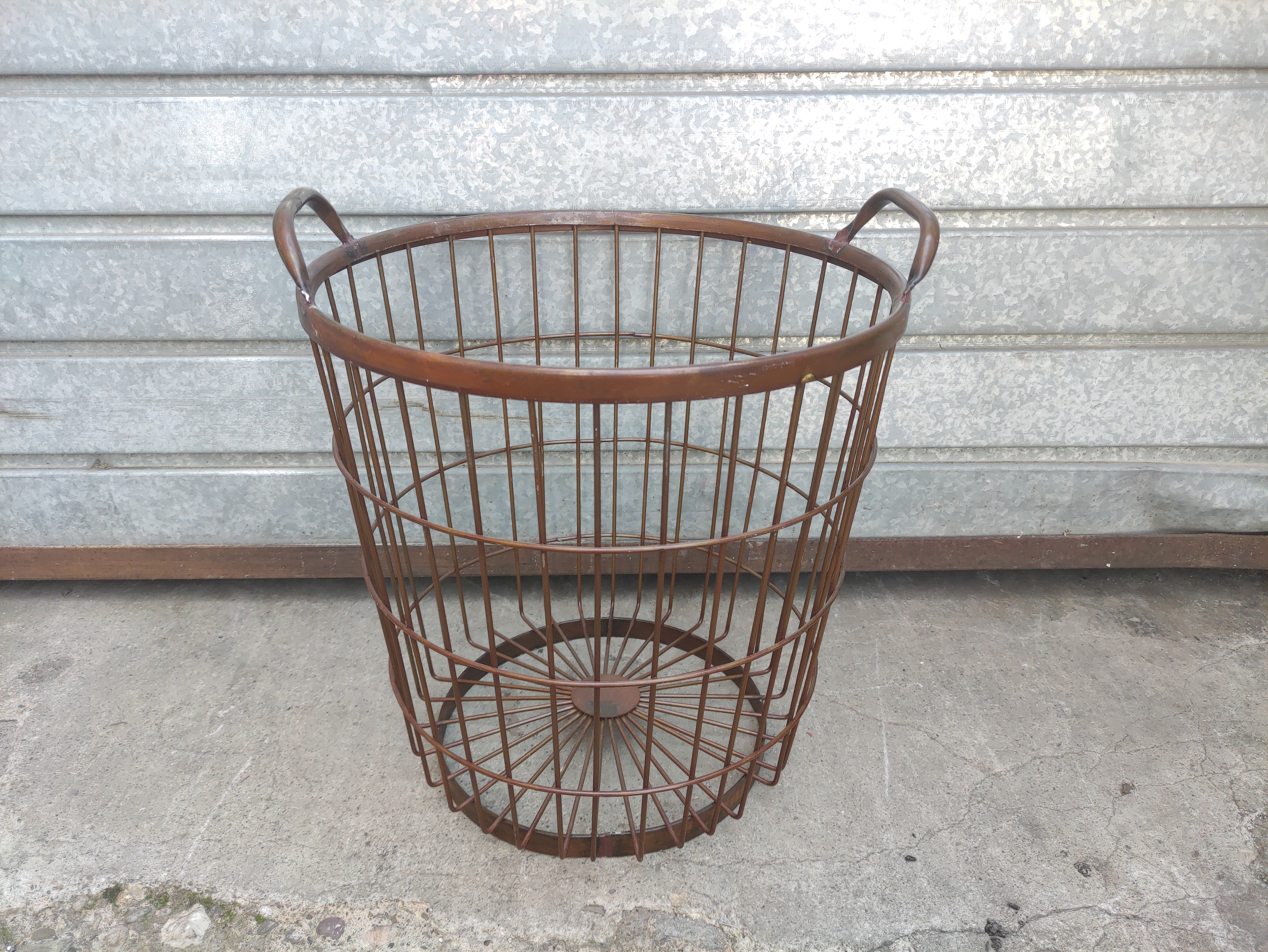 cesto canasto comercio metal alt 36 o36 4u